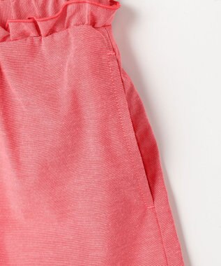 組曲 KIDS 【150-160㎝】 フリルヘムショートパンツ レッド