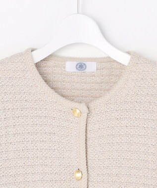J.PRESS LADIES S NEW TWEED ニット ジャケット ベージュミックス系