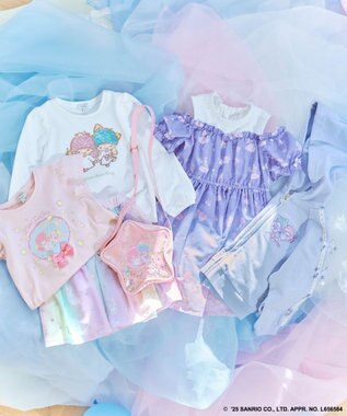 ANY KIDS 【any FAM× リトルツインスターズ 】キキ&ララ 星形ショルダーバッグ ピンク