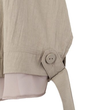 YECCA VECCA 【UVカット/遮熱/接触冷感】COOL袖シアージャケット Gray Beige