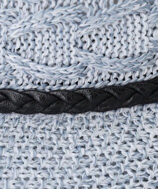 JOSEPH ABBOUD 【サイズ調整可】ウォッシャブルヘリンボーンハット ライトグレー系