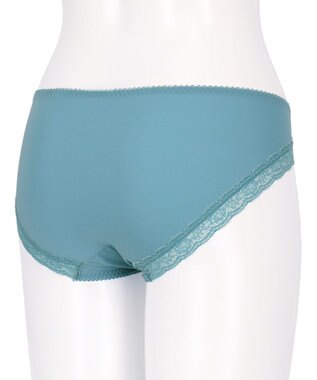 WACOAL ショーツ 【リボンブラ 胸もとフィットながもち】 BXB490とペア はきこみ丈あさめ やわらかく伸びる(バック) レディース PXB190 /ワコール ターコイズ