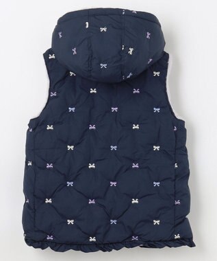 ANY KIDS 中綿リバーシブルベスト ネイビー