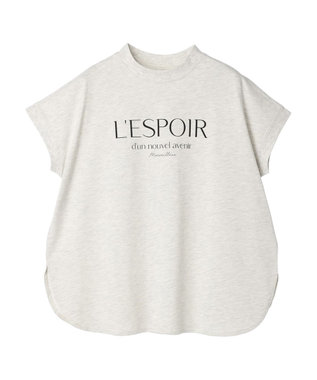 Green Parks 汗染み防止フレンチスリーブロゴＴシャツ Light Gray Mixture