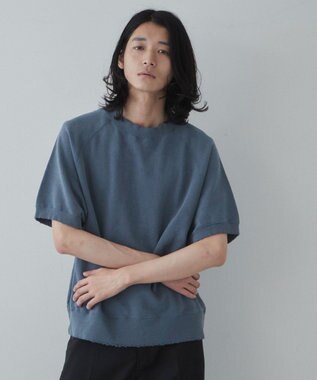 WEGO 【ユニセックス着用ITEM】ハーフスリーブスウェット ブルーその他