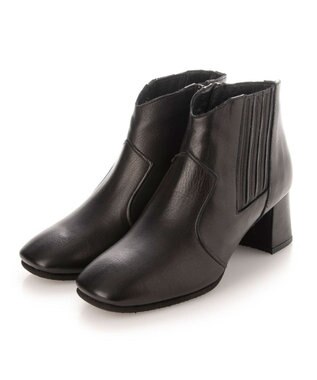 MODE ET JACOMO <D'ICI>【３E】ウエスタンタイプチャンキーヒールショートブーツ