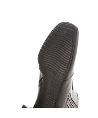 MODE ET JACOMO <D'ICI>【３E】ウエスタンタイプチャンキーヒールショートブーツ ブラック