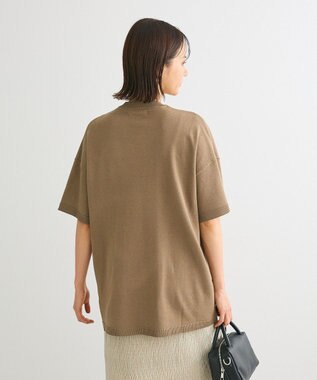 Green Parks ・ＡＮＤＳＥＡＲＣＨ　ニット５分袖プルオーバー Khaki