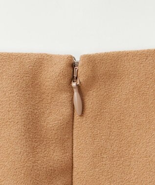 23区 【GOLD LABEL】スウェードタッチレザー ラップスカート キャメル系