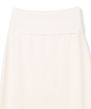 BEIGE， 【洗える】LAURA / Iラインリブスカート Ecru