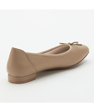 AcureZ オトナのリボンバレエ「母趾にやさしい美パンプス」 ダークベージュ