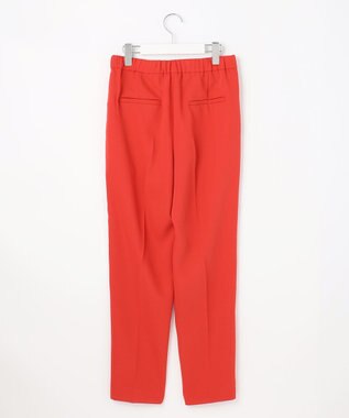 UNFILO 【ストレッチ/洗える】出会えるパンツ テーパード レッド系
