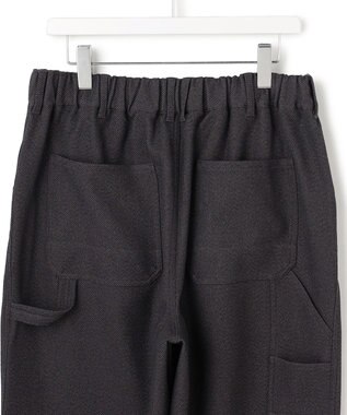 J.PRESS YORK STREET 【UNISEX】ポリエステルカルゼ ワイドペインターパンツ グレー系