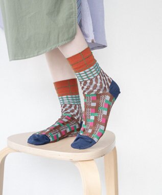 COQ CROSS PATCH ショートソックス