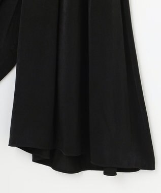 ANY 【ウエストゴム】ダルサテン スカーチョ ブラック