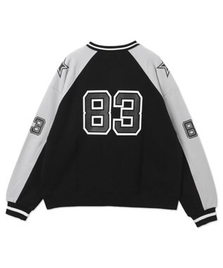 WEGO ナンバリングビッグスウェット ブラック