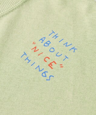 AMERICAN HOLIC 総柄ロゴTシャツ Lime Green