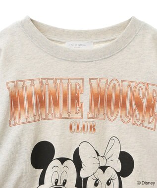 Green Parks ミッキー＆フレンズ／袖フリルショート丈ＴＥＥ Oatmeal