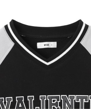 WEGO ナンバリングビッグスウェット ブラック