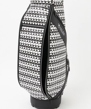 23区GOLF 【UNISEX】フラッグ総柄キャディバッグ　他と被らないデザイン ブラック系5