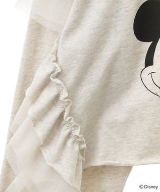 Green Parks ミッキー＆フレンズ／袖フリルショート丈ＴＥＥ Oatmeal