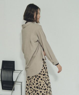 YECCA VECCA ピーチ起毛シャツ Mint Green