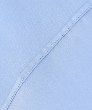 ICB 【洗える】 コットンサテンシャーティング シャツ サックスブルー系