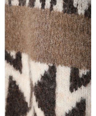 CRAFT STANDARD BOUTIQUE 【男女兼用】オルテガ柄カーディガン Beige