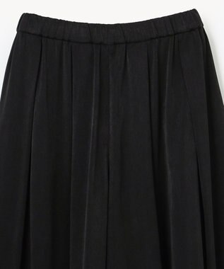 ANY 【ウエストゴム】ダルサテン スカーチョ ブラック