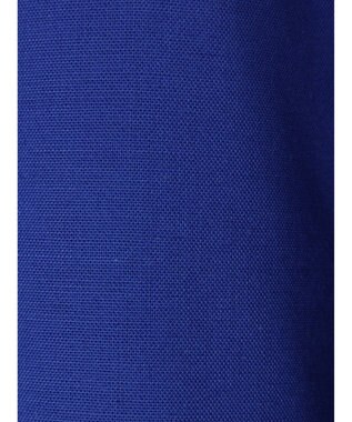Green Parks 綿麻混開襟ワンピース Royal Blue