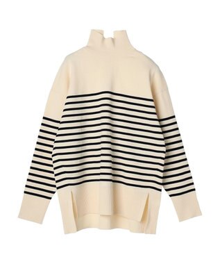 Green Parks かるい　ニットチュニック Border