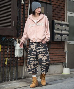 WEGO 【SMLサイズ展開】チェーン付きバルーンショーツ 柄1