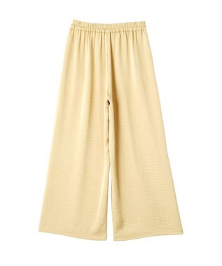 YECCA VECCA ヴィンテージサテンイージーパンツ Beige