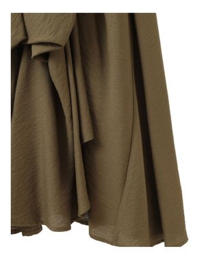 YECCA VECCA アシメデザインスカート Khaki