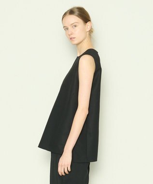 JOSEPH 【洗える】ボイルコットン　ブラウス Black