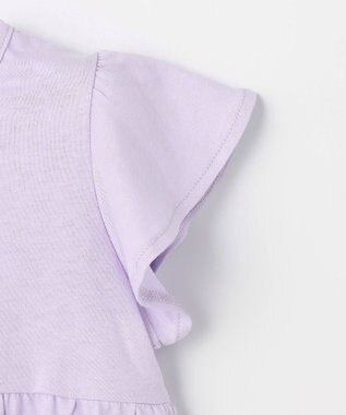 ANY KIDS 【綿100%/接触冷感】ひんやり ティアードチュニック ラベンダー