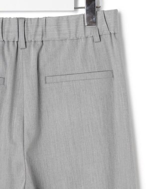 23区 【Oggi3月号掲載/セットアップ対応】ライトクロス ワイドパンツ ライトグレー系