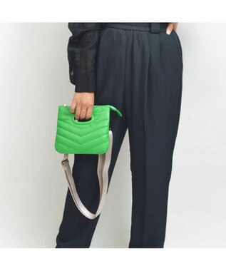 UNBILLION cachecache プクプクミニショルダー グリーン