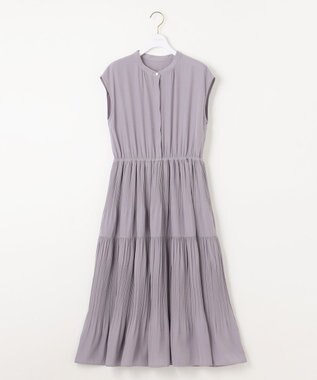 ANY SIS 【洗える】プリーツティアード ワンピース ラベンダー