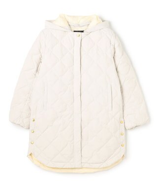 UNFILO 【自宅で洗濯OK / 軽量で暖かい】TAIONコラボ 2WAY キルティングダウン アイボリー