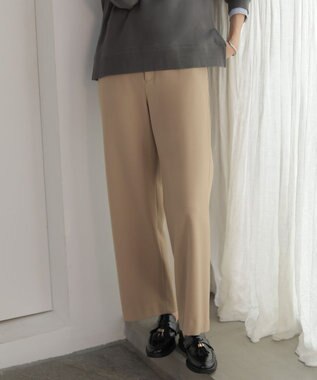 J.PRESS LADIES SOFTサーモ2way ストレート パンツ