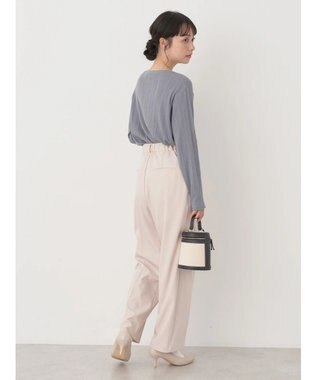 earth music&ecology コットンシアークルーネックプルオーバー Sax