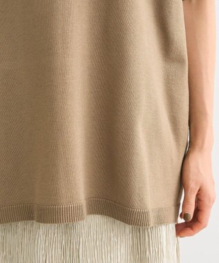 Green Parks ・ＡＮＤＳＥＡＲＣＨ　ニット５分袖プルオーバー Khaki