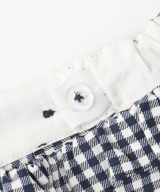 ANY KIDS マリン ショート パンツ ネイビーギンガムチェック