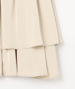 Feroux 【セットアイテム】裏毛プルオーバー×ランダムプリーツ スカート ベージュ系