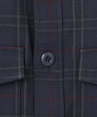 J.PRESS YORK STREET 【UNISEX】チェックCPOジャケット ネイビー系3