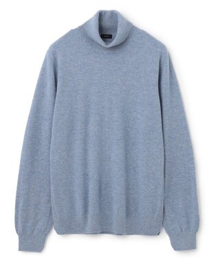 JOSEPH HOMME ピュアカシミヤ　タートルネックニット スカイブルー系