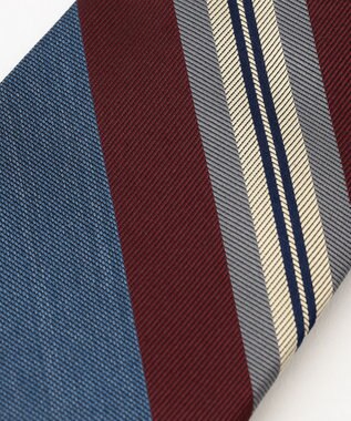 J.PRESS MEN 【J.PRESS SPUN SILK COLLECTION】レジメンタルネクタイ ネイビー系2