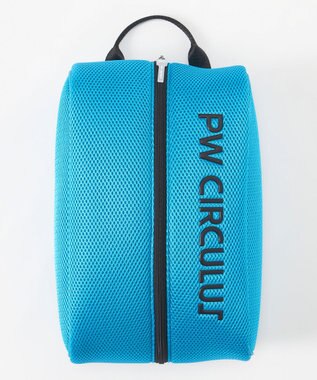 PW CIRCULUS 【UNISEX】デタッチャブル キャディバッグ シボ感のあるナイロンワッシャー素材 スカイブルー系