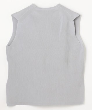 ANY Vネックニットベスト ライトグレー